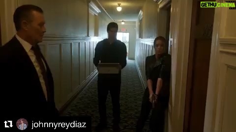 Amy Pemberton Instagram - ππ»ββοΈπͺπ» Cardio workouts with @ripfighter @johnnyreydiaz @elyesgabel !! Johnny has longer legs than me. Not fair. γ»γ»γ» #repost Always delete your cookies. β’ #scorpion #cbs @scorpioncbs