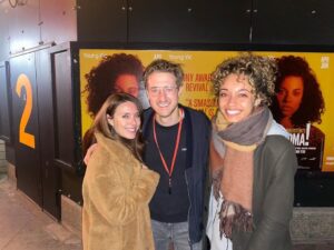 Amy Pemberton Instagram - Always so lovely to see the mad talented @rattyburvil and he SMASHED it tonight in ‘Oklahoma’ @youngvictheatre GO SEE!!! 🙌🏼 @liviaswann