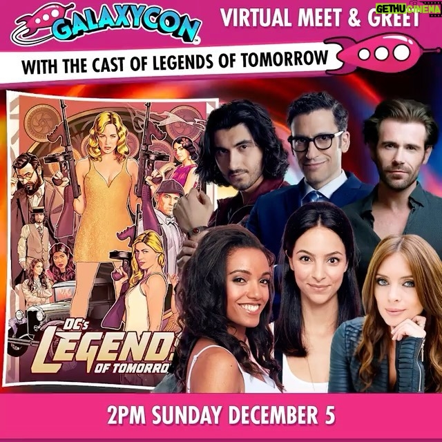 Amy Pemberton Instagram - Excited for this!!! 🙏🏻💜 Repost from @galaxyconlive • They’re not heroes, they’re legends. Meet the cast of Legends of Tomorrow online on December 5th at 2pm ET with GalaxyCon Live. Find Out More: www.galaxycon.info/lotfb Video Chat One-to-One, Get Personalized Autographs, & See A FREE Live Stream Q&A! Meet the stars! ⭐️ @talaashe - Zari Tomaz ⭐️ @mattryanreal - John Constantine ⭐️ @shayansobhian - Behrad Tarazi ⭐ Adam Tsekhman @tseky - Gary Green ⭐ @maisiersellers - Vixen ⭐️ @missamypembs Amy Louise Pemberton - Gideon Event Schedule: ▪️ 2PM ET FREE Live Stream Q&A ▪️ 3PM ET Video Chats Begin ▪️ Personalized Autograph Orders Due by December 5th @ 11:59pm ET ▪️ Send-In Orders Due by November 28th, Delivered by December 3rd #LegendsofTomorrow #TalaAshe #MattRyan #ShayanSobhian #celebrityzoom #galaxyconlive