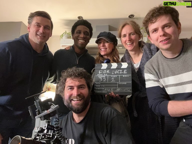 Amy Pemberton Instagram - Last month I finally shot my first short with these brilliant humans. Having written it well over 2 years ago (I let the imposter syndrome BS get in the way) it felt soooo good, yet slightly terrifying to actually just DO IT. To stop talking about it… and just do it. To see something you’ve written and care about so much brought to life in front of you by such pro’s - I’ll never forget it, standing in the hallway getting to call ‘action’ and then beaming to myself like a 5 yr old 🥹. I learnt so much from everyone throughout the process and I’m incredibly grateful for everyone’s patience. SO chuffed and excited to share once it’s doneski’s. Heart wrenching performances from @louiseleedevlin @crisolimeno and little Kyla’s debut (she smashed it!) thanking the lovely @tanya_robb & @rob.compton 🙏🏼 🎥 The incredible @willyk171 💡 The wonder that it @matthiasdjan 🎤 The brilliant @tomfaudio ‘For Lucie’ #firstshort #eeeek #thinkimsupposedtodobetterhastags #oksosomethinglike #director #shortfilm #forlucie