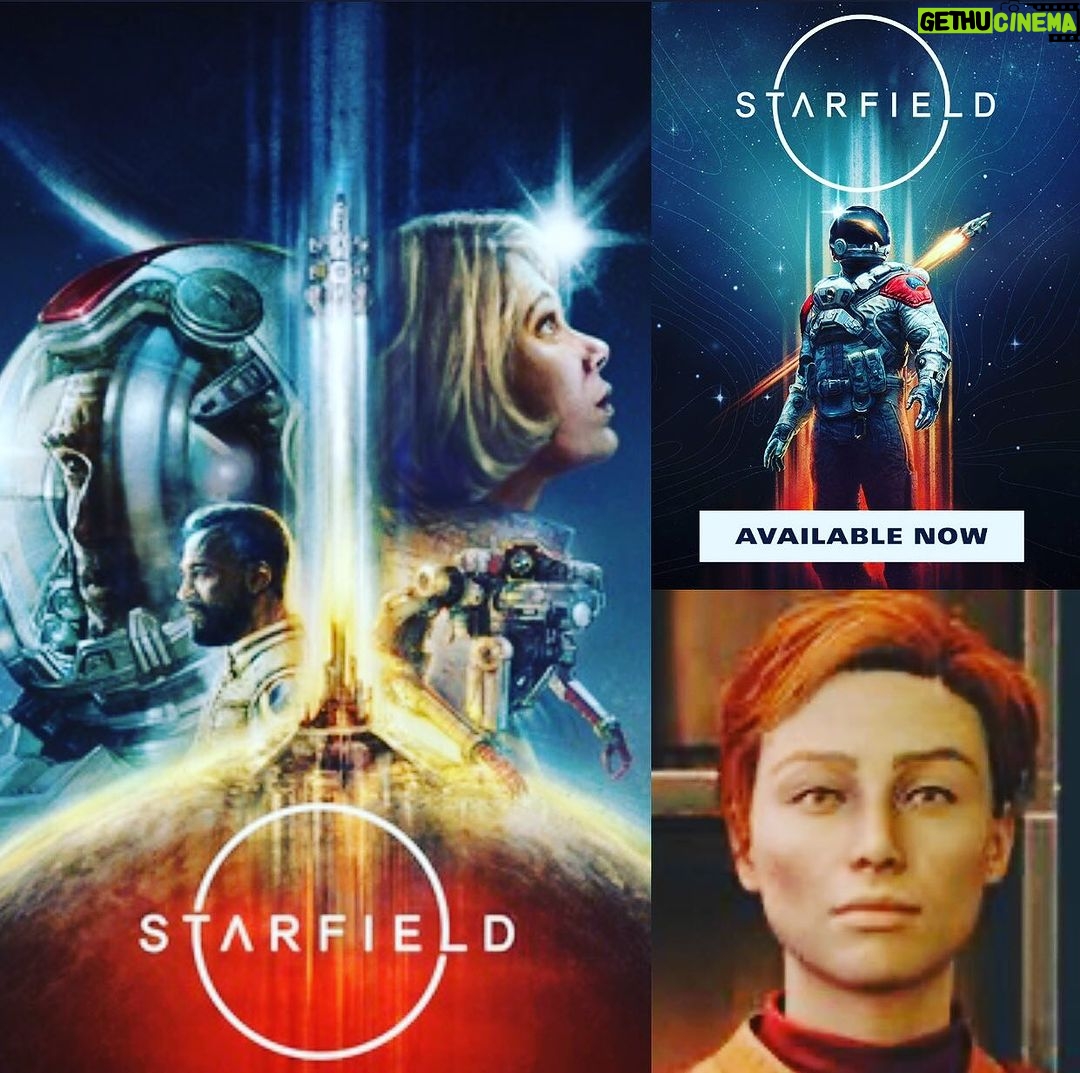 Amy Pemberton Instagram - Giving you my best #JaneWeller 😊Stoked to be part of @starfieldgame So fun! 🙏🏻 And thanking my awesome rep @itstherealata Love you guys ♥️ @bethesda @bethesdagamestudios #starfield