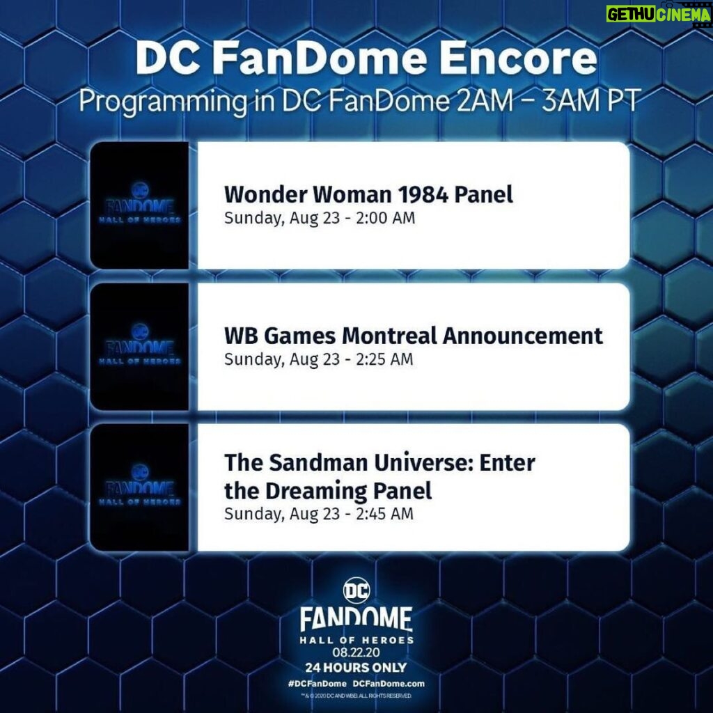 Amy Pemberton Instagram - Hope you’re all enjoying this EPIC event!!! SO FUN! Stay safe lovely people! 🙏🏻😘💜Repost from @dccomics • Raise your hand if you want more #DCFanDome? 👋 Here's what's up next, starting with an encore presentation of the @wonderwomanfilm panel on DCFanDome.com! #WW84