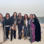 Amy Samir Ghanem Instagram - بحبكوا اوي 🤍 @lailaelouiofficial @elkilanywafaa @boosy17 @halasedkiofficial @hassanelraddad