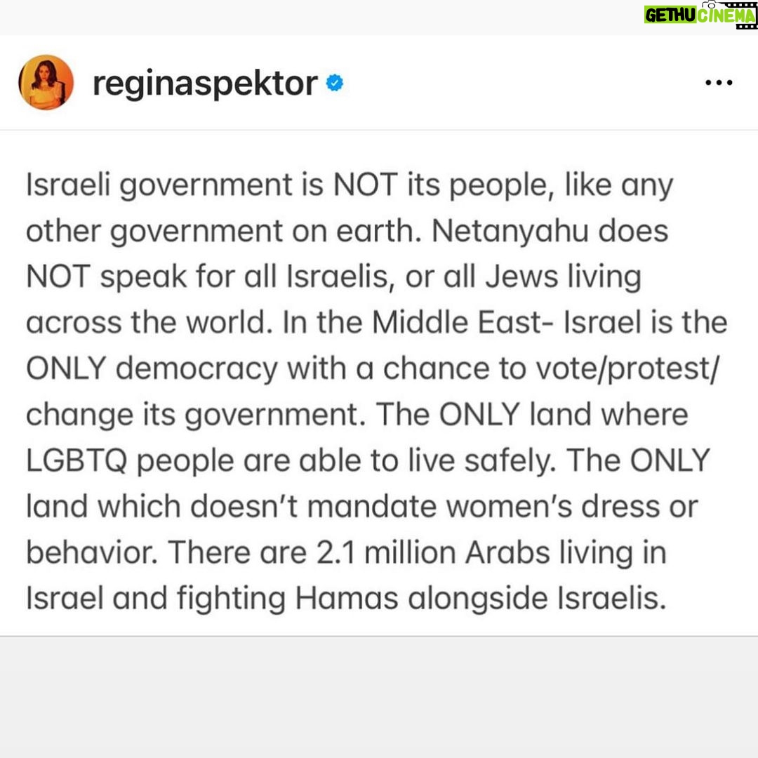 Amy Schumer Instagram - @reginaspektor thank you. And live and respect to the good people of Iran.