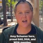 Amy Schumer Instagram - WHY I’M STRIKING: “We’re all fighting corporate greed... for a fair deal... I want to promote TUSC... that’s raising money for crew members who have lost health insurance...” - @amyschumer tells Deadline at ‘The View’ picket in NYC today #SAGAFTRAStrike #WritersStrike.repost from @deadline @tusctogether @wgaeast @sagaftra