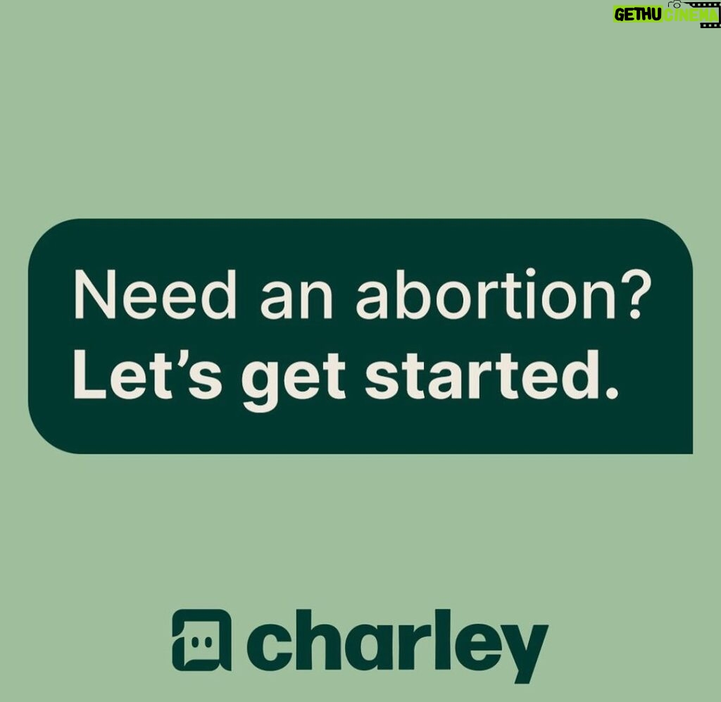Amy Schumer Instagram - Need an abortion? Meet @ChatwithCharley, a confidential chatbot that can give you private, personalized abortion options 24/7 #ChatWithCharley ChatWithCharley.org