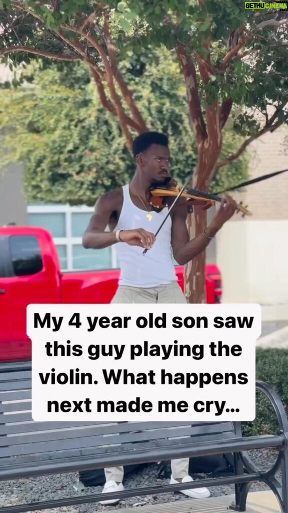 Amy Schumer Instagram - Repost from @socialdox: (As a parent, there’s no better feeling than seeing your kids implement lessons they learn at home in public 😭😭😭 My son had $20 for his birthday, We were going to the farmers market so he could get himself something, and he saw this violinist and started taking the money out of his pocket. We have been teaching him the power of sowing into other people… and this truly warmed me and my husband’s heart! 😭 He gave him everything he had with so much Joy… and I didn’t stop him because God will always take care of you if you take care of others!! This moment blessed my entire heart. King is special and he will bless many! ❤️😭)