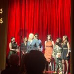 Amy Schumer Instagram - This bitch went out tonight and got a @wgaeast award for @insideamyschumer first things first dis hair @clinttorresbeauty dis makeup @apetownes @chloehartstein styled my ass in @argent Now thank you to all the writers @yamaneika @jaye.mcbride @danpowell2000 @justsydbw @rachelfeinstein_ @thegreatboy @ronweinermusic @saschaseinfeld @georgiealdaco @tova.diker THE GREAT @nanglish WHO IS CROWNING RIGHT NOW! @jeremybeiler @jahnglayzer @real_timmeadows @strazzles @rosebudbaker @therealbeedy @tamisagher thanks writers! So proud @paramountplus