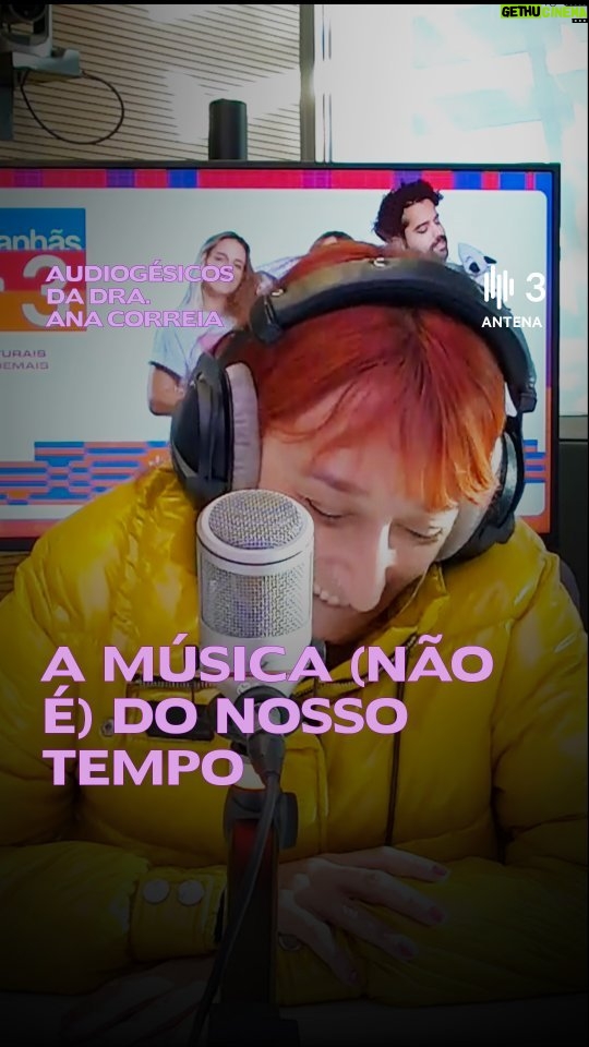 Ana Markl Instagram - A Dra. Ana Correia prescreve um audiogésico a um paciente que se debate com o dilema da música ser ou não do tempo dele. Audiogésicos da Dra. Ana Correia para ouvir em antena3.rtp.pt ou na @rtpplay.