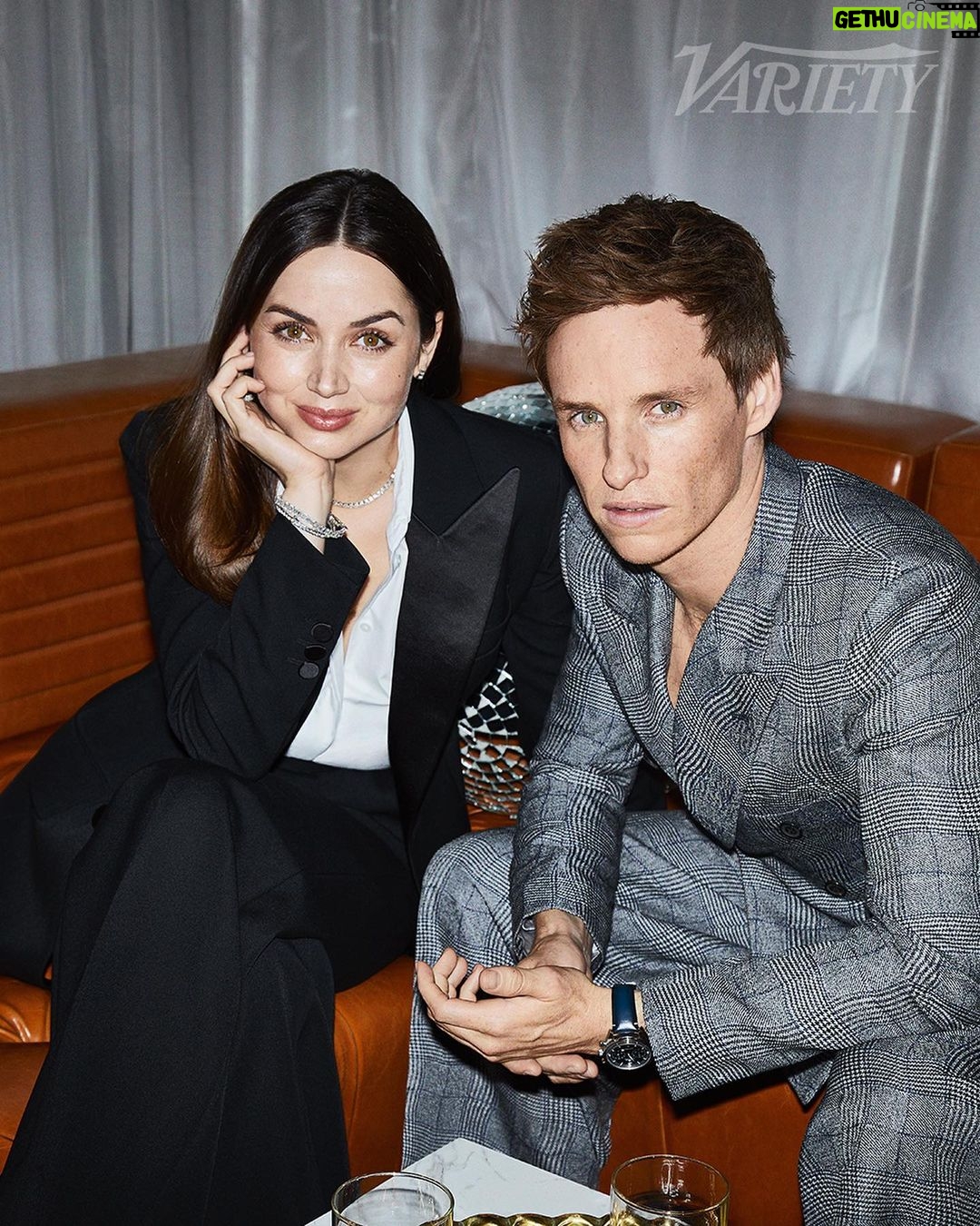Ana de Armas Instagram - @variety thank you for inviting me to Actors on Actors. I really enjoyed spending an afternoon with the incredibly talented Eddie Redmayne, we had a great conversation, I could’ve asked him a million questions more.