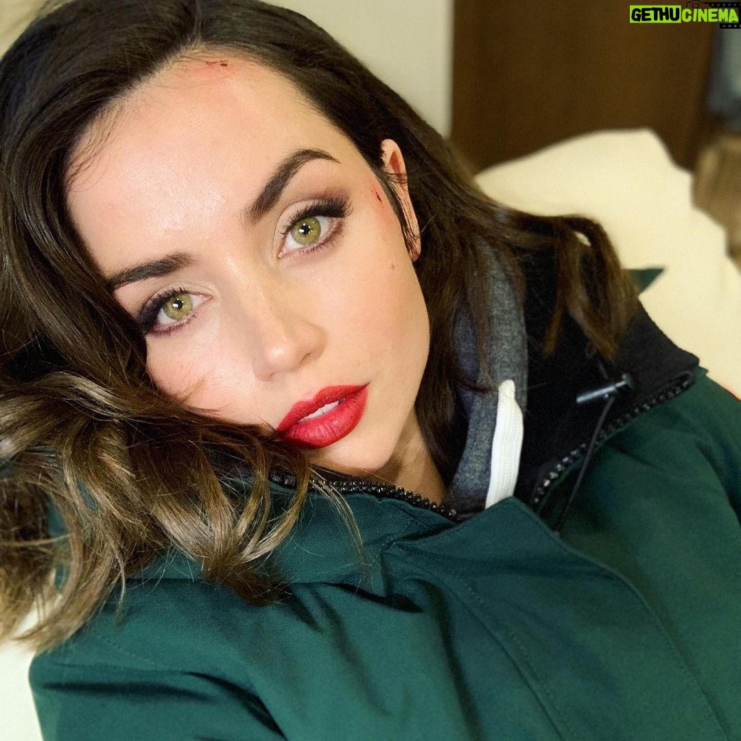 Ana de Armas Instagram - I’m in the middle of night shoots now and I just remembered those @007 sleepy, cold rainy nights! …found a video of rehearsals too… I had so much fun with Paloma tho! ✨