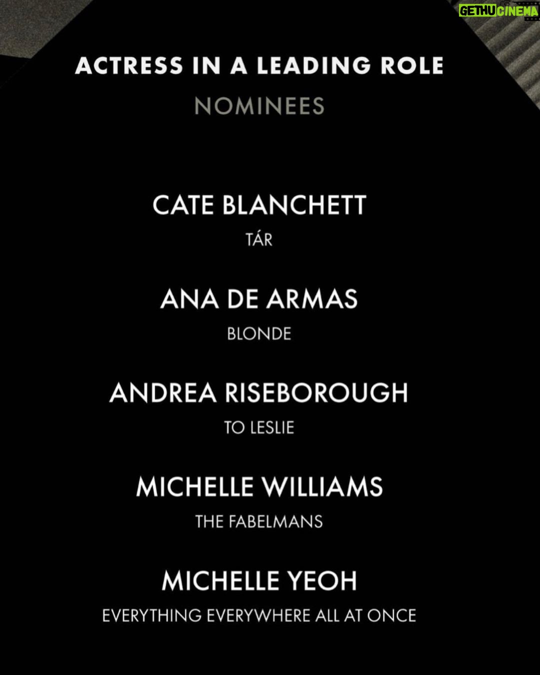 Ana de Armas Instagram - Wow! I’m over the moon. Thank you for all your love and support, for all your messages, calls, and videos. My heart’s never been fuller! What an unbelievable day, what a beautiful honor. Thank you to @theacademy for making this dream come true. ♥️✨