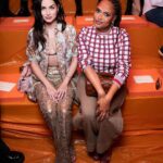 Ana de Armas Instagram - @nicolasghesquiere I am so impressed by you. Congratulations again on this beautiful collection and show. Thank you and the entire @louisvuitton team for the most wonderful time, as always! 🧡💫 @magpiejd @joeycantu