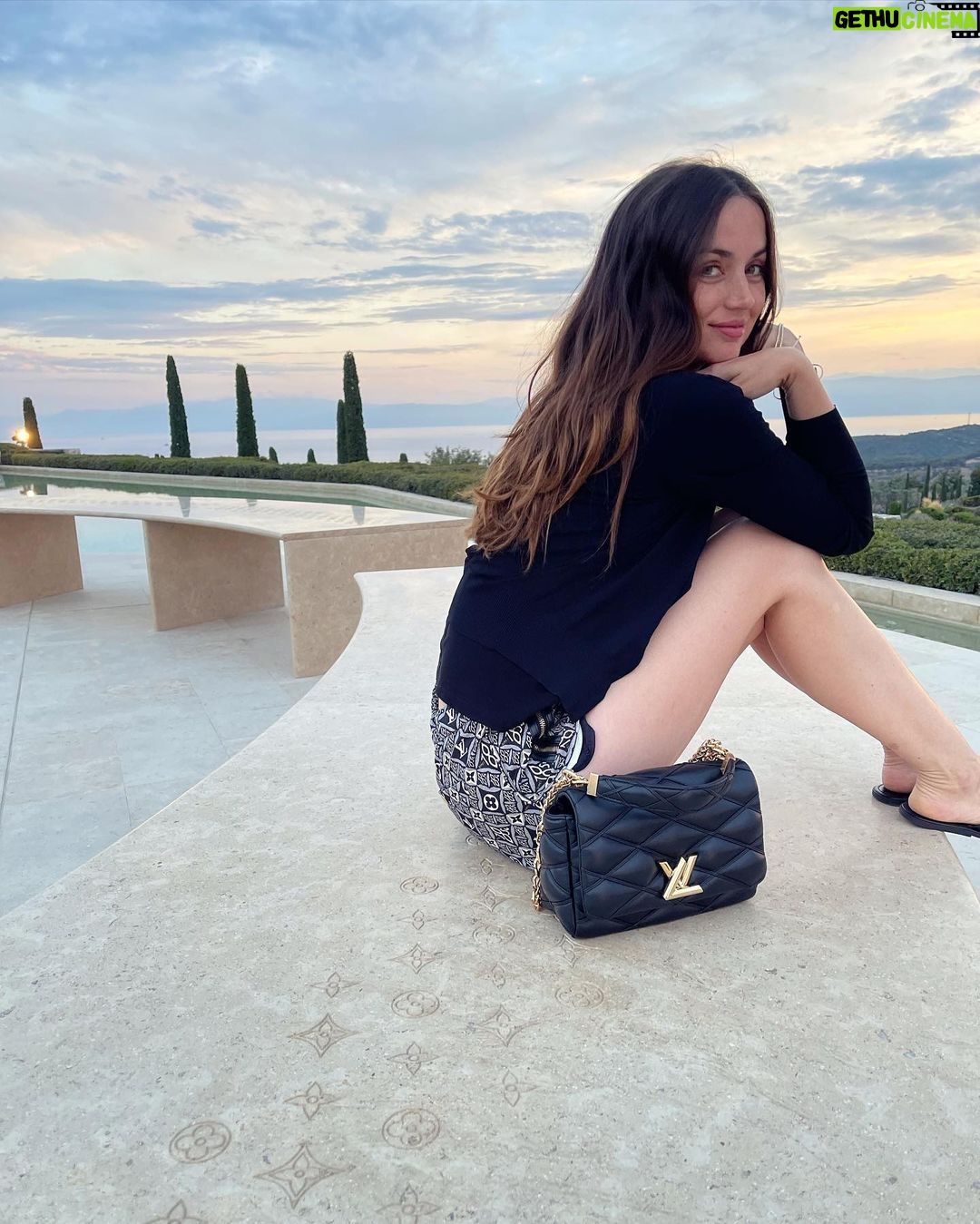 Ana de Armas - 2.9 Million Likes - Bye Greece, you are stunning. ✨ Thanks @louisvuitton for making this experience so wonderful! 🫶🏻 Looking forward to our next adventure.