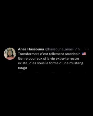 Anas Hassouna Instagram - Avec le prix du gaz le prochain Transformers c’est des vélos