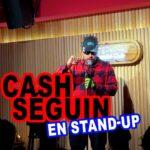 Anas Hassouna Instagram - Cash Séguin fait du stand-up. Il a fait ma première partie et en a profité pour parler dans le cass de mon public. @l.poze