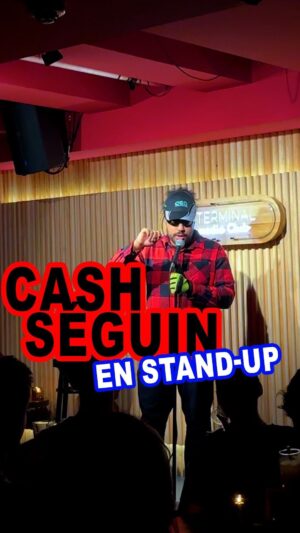 Anas Hassouna Instagram - Cash Séguin fait du stand-up. Il a fait ma première partie et en a profité pour parler dans le cass de mon public. 

@l.poze