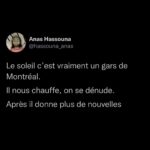 Anas Hassouna Instagram - « J’veux rien de sérieux juste te donner de la vitamine D»