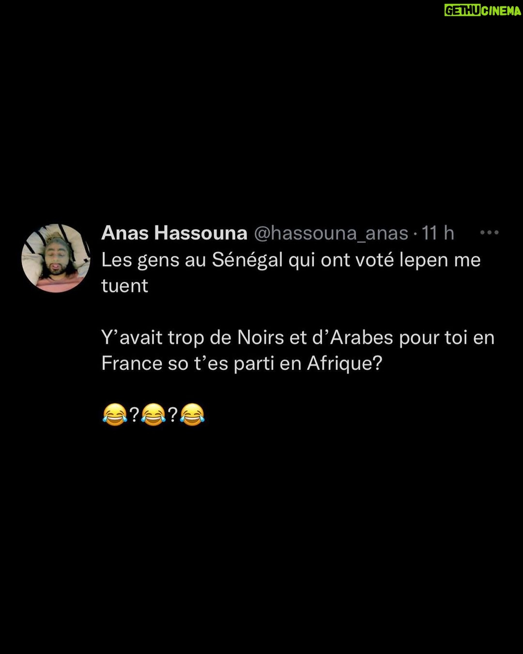 Anas Hassouna Instagram - « Y’avait trop de blancs chez moi donc j’ai immigré au Danemark »