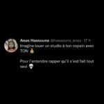 Anas Hassouna Instagram – -Bb y’a un autre rappeur qui ma diss j’dois répondre
-Va chercher ma sacoche