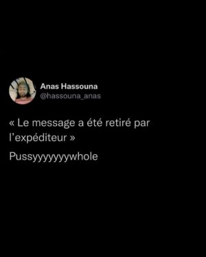 Anas Hassouna Instagram - Ca fait juste 13 heures laisse-lui le temps de répondre