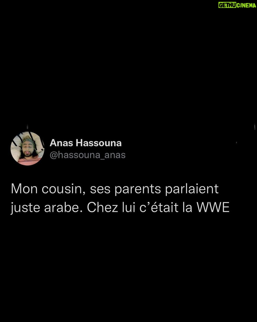 Anas Hassouna - 2K Likes - Shout out à tous ceux qui devaient traduire eux même la rencontre des parents pour ensuite bien se faire malaxer à la maison 😂😂😂