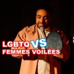 Anas Hassouna Instagram - Reculer tous ensemble 🤝🧕🏽 🏳️‍🌈 🎨 : @l.poze #standup #lgbtq #voile