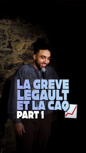 Anas Hassouna Instagram - La Grève, Legault et la Caq (part 1)👴🏻📈🧕🏽

🎨: @l.poze 

#fyp #montréal #québec #standup