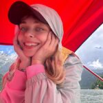 Anastasia Krylova Instagram - Настя. Горы. Катамаран. 😅
