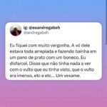 André Gabeh Instagram - Quem convive comigo sabe que acontecem coisas surreais à minha volta. Não é absolutamente sempre, mas é. Republicação do @memestwitter de posts meus do twitter. #ArtistaSuburbanoReflexivo