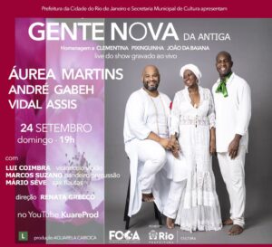 André Gabeh Instagram - ATENÇÃO, PRESTEM MUITA ATENÇÃO! No dia 24 de setembro, tem GENTE NOVA DA ANTIGA no conforto do seu sofá!
Transmissão pelo YouTube do show gravado ao vivo com qualidade HD! Aproveite para avisar os amigos! 
Nos encontramos no chat!

com @aaureamartins @euandrégabeh e @vidalassis
link para assistir: https://youtu.be/6q2KTG00xsE
direção: @renatabgrecco  
direção musical: Lui Coimbra
direção de vídeo, edição e filmagem @ivanaltman 
produção executiva: @cibelevlopes
técnico de palco: França
técnico de som: @fernando_capao
iluminação e cenário: @katiabmuniz
libras: @katiaalveslibras
foto: @leoaversa
realização: Aquarela Carioca Produções Artísticas
* O projeto é da Aquarela Carioca Produções Artísticas e foi premiado no edital FOCA II – Fomento à Cultura Carioca, da Secretaria Municipal de Cultura do Rio de Janeiro @cultura_rio @prefeitura_rio
#FOCA2022 
__________
#gentenovadaantiga #showonline #degraça
