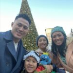 Andre Soukhamthath Instagram - Enjoying the Christmas season with my family 🎄 Union Square, San Francisco