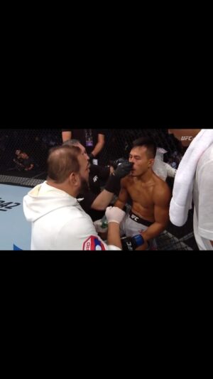 Andre Soukhamthath Instagram - Going back to my corner after the 1st round I felt pretty helpless, beaten, and vulnerable…..
I couldn’t punch, I couldn’t grapple, and I couldn’t block. I usually don’t feel pain during fights but I felt it this time.
I made a choice that I was still going to fight my hardest and give him hell with one hand the best I could for the remainder of the fight.

I Appreciate my corner for believing in me still, Even after  the dismantled hand. It gave me more courage to go out on my shield and finish the fight.