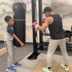 Andre Soukhamthath Instagram - Late night training with my boy 🥊