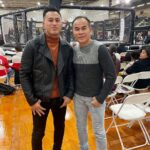 Andre Soukhamthath Instagram - Dream-Team!!! We played on the same soccer team, we started a whole Muay Lao movement in 🇺🇸, we’ve performed 🎶 on stage many times, we were the first to carry the 🇱🇦 flag inside the Octagon!!! #happyfathersday #teamsoukhamthath #muaylao @muaylaomaster