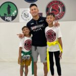 Andre Soukhamthath Instagram - Congratulations to my boys on their promotion in TKD!!! Daddy is proud of you 🫶🏾