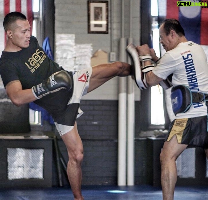 Andre Soukhamthath Instagram - Happy Birthday to my dad @muaylaomaster!!!!! Iβm blessed to have you as a father πͺπ½π±π¦β€οΈππ½. This man taught me to always follow my dream, respect, fighting, and traditions. The most important thing heβs taught me growing up was to never judge another human-being based on their appearance. Tri-Force MMA