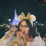 Andrea Brillantes Instagram - First business trip with the team! 🥰 Of course, we cannot miss out on going to Disneyland! 🤍 HongKong,DisneyLand