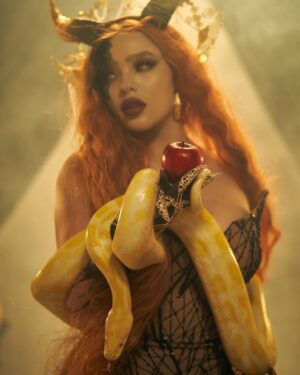 Andrea Brillantes Instagram - LILITH..THE FIRST WIFE OF ADAM
🐍🍎

@the_opulence_ball #Opulence23

Photographed by @bjpascual 
Wearing @laurenvito.design
Styling and creative direction by @eldzsmejia 
SFX Makeup @drian_bautista 
Horn fabrication Ryan Lising @tawonglipod 
Styling associate @carlalbertooo 
Production design by @justine_arcegabumanlag
Video by @clayartsmediaph @raymondroyremigio