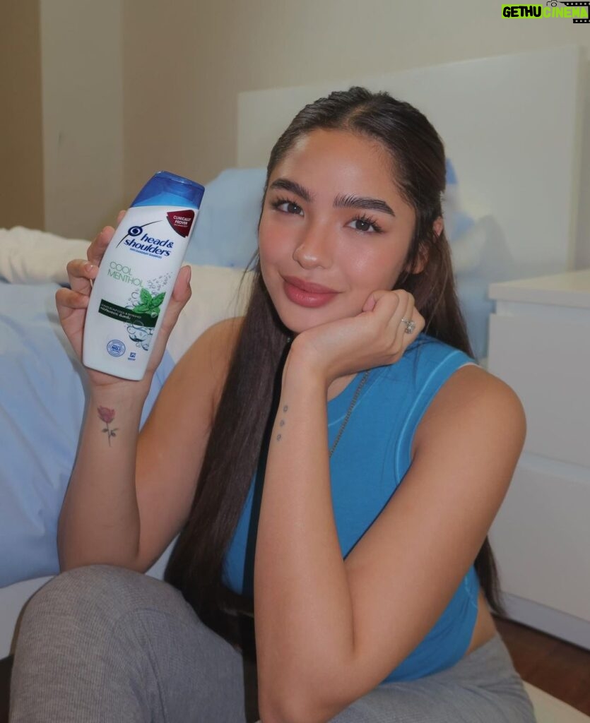 Andrea Brillantes Instagram - Been experimenting with my hair a lot more lately because my scalp has never felt this fresh and clean! 😌 I owe it all to Head & Shoulders for keeping my hair protected from dandruff so no matter what look I'm feeling, I know I'll have #NoITCHuations! #Ad #Sponsored #LetItchGo #NoItchuations