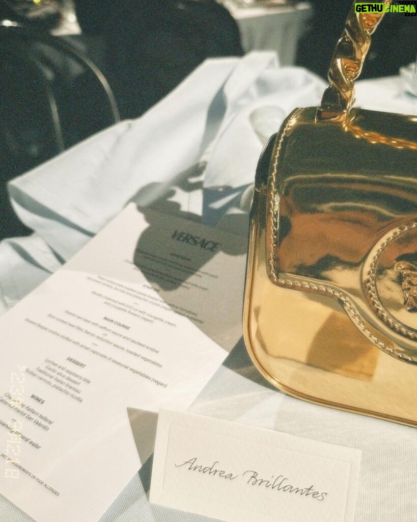 Andrea Brillantes Instagram - Cena con Versace, una serata speciale ✨ Milano, Italy