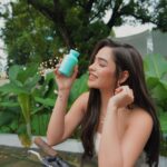 Andrea Brillantes Instagram - So much easier to stay fit now thanks to my Reiko FiTox by @bdhealthboosters 😍🩵