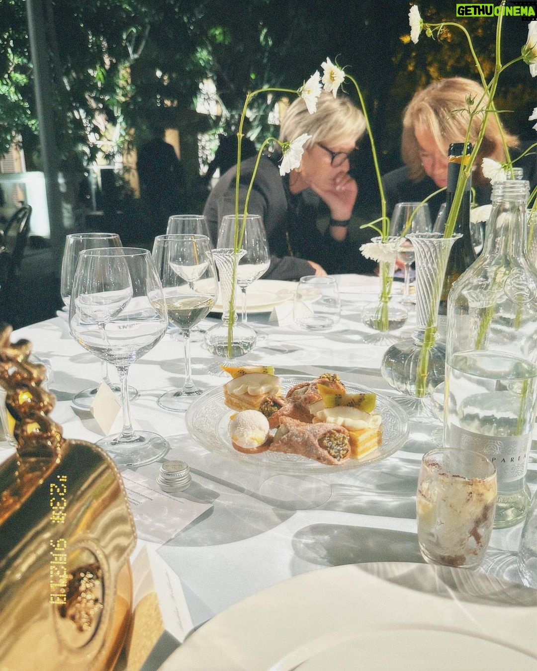 Andrea Brillantes Instagram - Cena con Versace, una serata speciale ✨ Milano, Italy
