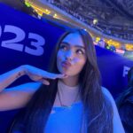 Andrea Brillantes Instagram - Unforgettable moments at the FIBA World Cup! 🏀 Thank you, FIBA for the incredible experience! 🙌🏼💙 #fibawc @fibawc