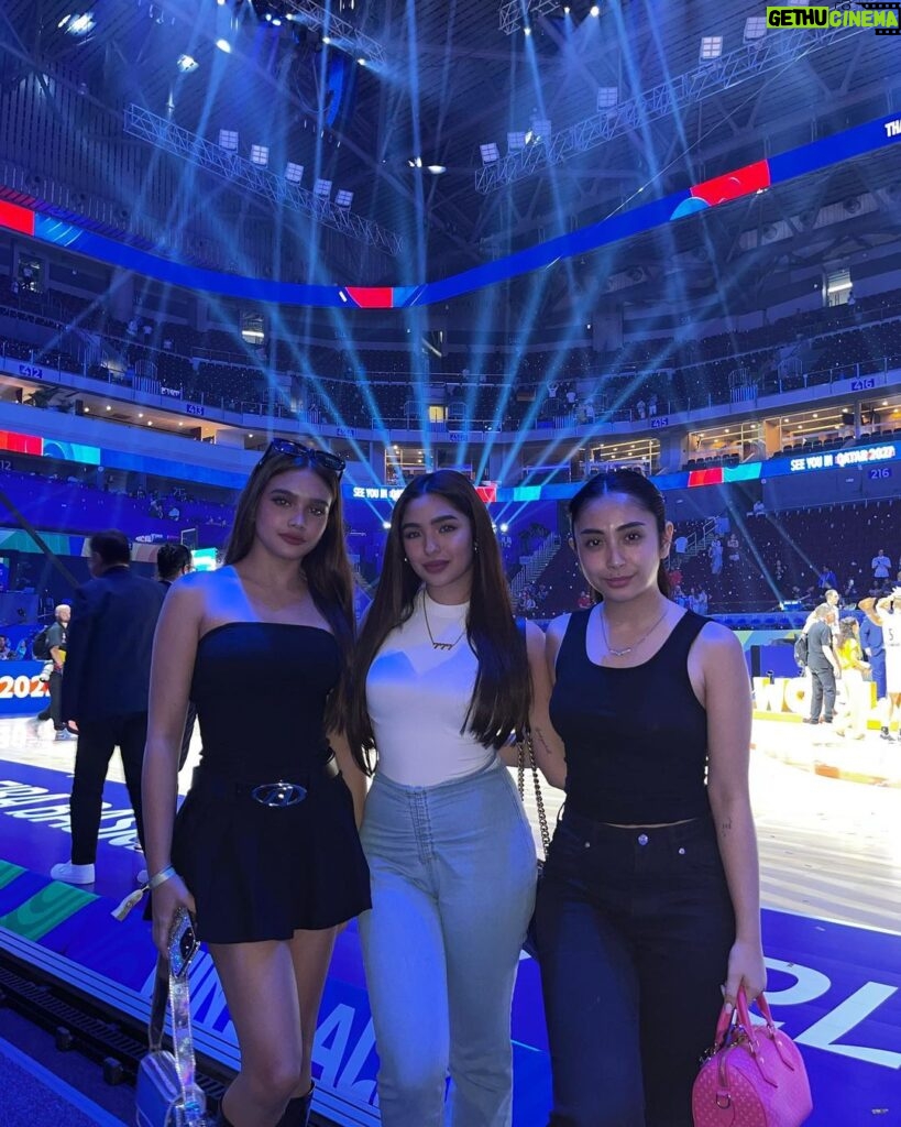 Andrea Brillantes Instagram - Unforgettable moments at the FIBA World Cup! 🏀 Thank you, FIBA for the incredible experience! 🙌🏼💙 #fibawc @fibawc