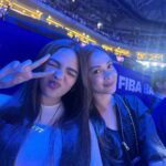 Andrea Brillantes Instagram - Unforgettable moments at the FIBA World Cup! 🏀 Thank you, FIBA for the incredible experience! 🙌🏼💙 #fibawc @fibawc