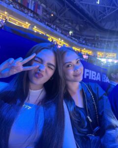 Andrea Brillantes Instagram - Unforgettable moments at the FIBA World Cup! 🏀 Thank you, FIBA for the incredible experience! 🙌🏼💙 #fibawc @fibawc