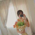 Andrea Brillantes Instagram - Just me being obsessed with orange tulips 🍊🌷