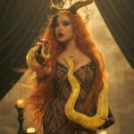 Andrea Brillantes Instagram - LILITH..THE FIRST WIFE OF ADAM 🐍🍎 @the_opulence_ball #Opulence23 Photographed by @bjpascual Wearing @laurenvito.design Styling and creative direction by @eldzsmejia SFX Makeup @drian_bautista Horn fabrication Ryan Lising @tawonglipod Styling associate @carlalbertooo Production design by @justine_arcegabumanlag Video by @clayartsmediaph @raymondroyremigio