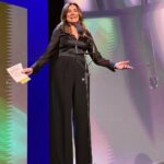 Andrea Frigerio Instagram - #PremiosSur La emoción de ser parte de esta noche tan esperada por todos los que amamos el cine. Felicitaciones a la @academiadecineargentina Felicitaciones a los ganadores y a todos los que con tanto talento y amor incondicional hacen el gran Cine argentino. Gracias @finibocchino por ser parte de este maravilloso mundo Styling @vickii_miranda @maxmara_argentina Pelo y Make up @elviobichi para @elite_estudio Yo ❤️ el Cine argentino